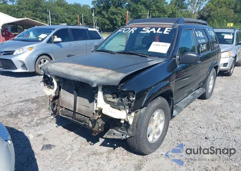 2002 Nissan Pathfinder Se from USA, damaged, VIN JN8DR09X32W652963